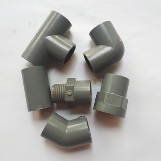 Cút T mang sông ren trong ren ngoài PVC 21