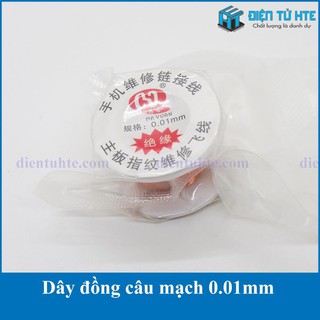 Dây đồng câu chân IC 0.01mm [HTE Quy Nhơn CN2]