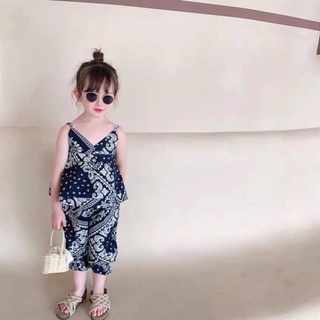 Bộ quần áo đũi cho bé gái, đồ bộ bé gái áo bà ba 8-18kg Củ khoai tây shop siêu thoáng mát xinh xắn mặc hè