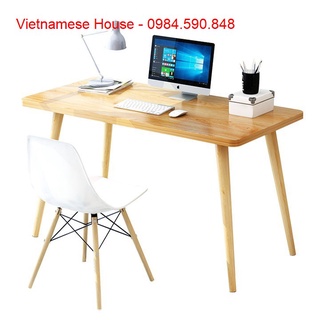 Bàn chữ nhật - chân tần bì - 40/80 cm (Vietnamese House)