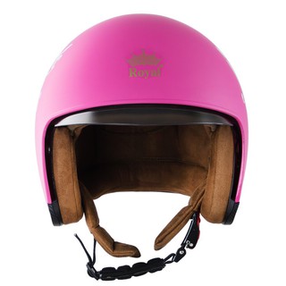 Mũ bảo hiểm thời thượng royal M139 hồng nhám trơn