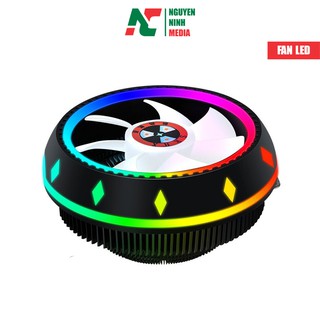 Quạt Tản Nhiệt CPU MASA ECC01 LED RGB - Hỗ trợ socket Intel/AMD