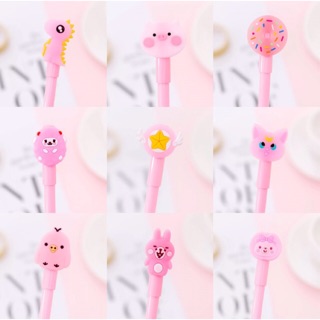 Bút Mực Nước pilu các hình lợn, mèo, cừu các màu hồng BUTNUOC18