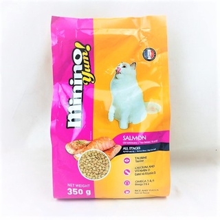[CHÍNH HÃNG] THỨC ĂN MININO YUM CHO MÈO VỊ CÁ HỒI - TÚI 350G