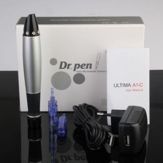 Máy phi kim, lăn kim Dr Pen A1-C đen bạc