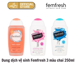 [Bill UK]Dung dịch vs phụ nữ Femfresh các màu chai 250ml
