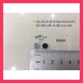 Nút Bấm mini 6mm cho doll, obitsu, bjd