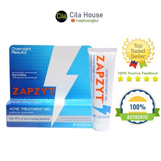 Kem Chấm Mụn ZAPZYT Acne Treatment Gel 10% Benzoyl Peroxide - Cila House