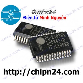 [1 CON] IC PL2303HX SSOP-28 (SMD Dán) (PL2303 2303)