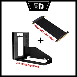 [Mã 155ELSALE giảm 7% đơn 300K] Bộ giá dựng VGA XIGMATEK VERTICAL PCI-E BRACKET PCI-E 3.0