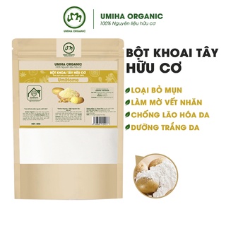 Bột Khoai Tây hữu cơ UMIHOME nguyên chất 40G - Đắp mặt trắng da mịn màng, tái tạo tế bào, ngừa lão hóa thâm mụn