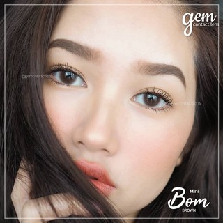 Áp Tròng MINIBOM BROWN Ẩm Cao 55% HSD 6 Tháng Đủ Độ Có Lệch Lens Nâu Không Giãn Tự Nhiên Phù Hợp Cho Mắt Nhạy Cảm