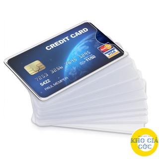[COMBO 10] TÚI NHỰA ĐỰNG BẢO VỆ THẺ ATM, CĂN CƯỚC CÔNG DÂN, CARD VISIT, BẰNG LÁI XE, THẺ SINH VIÊN, THẺ NHÂN VIÊN