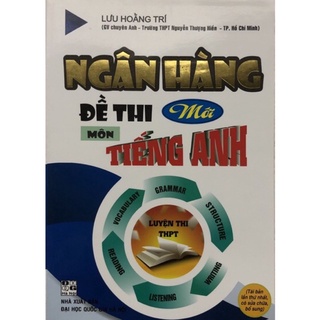 Sách - Ngân hàng đề thi môn Tiếng anh