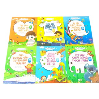 Sách - 300 câu hỏi khoa học vui 6 cuốn