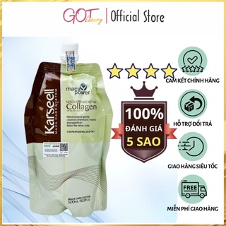 Kem ủ tóc Karseell Maca Power Collagen 500ml phục hồi hư tổn Hấp ủ tóc thẳng mượt bổ xung collagen LOẠI 1 CÓ TEM