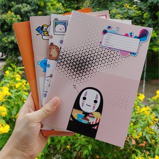 Vở Vô Diện ôm đồ ăn khổ 17x24cm vở kẻ ngang