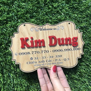 Bảng Gỗ Tên Shop - Miễn Phí Thiết Kế theo yêu cầu
