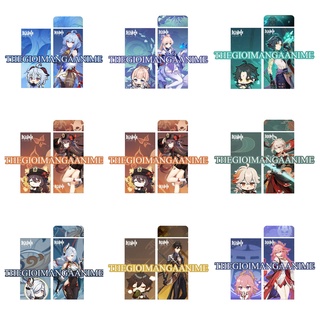 Combo 16 bao lì xì nhân vật Genshin Impact Tết 2022 anime game