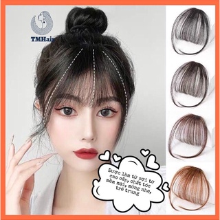[Chính hãng] Tóc giả mái thưa kèm hai mai thương hiệu TMHair chất lượng cao phong cách Hàn Quốc, siêu đẹp, hàng hottrend