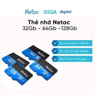 Thẻ nhớ Netac microSD 32/ 64/ 128Gb chính hãng - BH 12 tháng