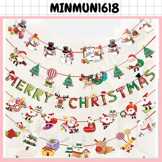 Dây treo noel dây treo merry christmas dây trang trí giáng sinh dây treo trang trí MinMun1618