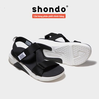 Giày Sandals SHONDO F7 Racing Chính Hãng - Mã F7R0010 Màu Đen