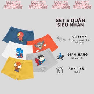 Quần Đùi Sịp Siêu ANh Hùng cho bé trai quần áo cho bé trai