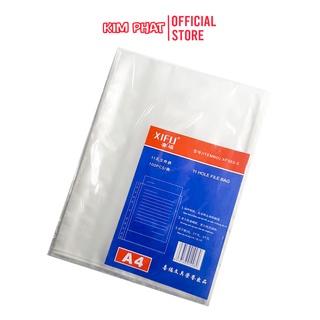 Sơ mi lỗ A4, Bìa 11 lỗ XIFU loại dầy XF3033 (Tệp 100 cái)