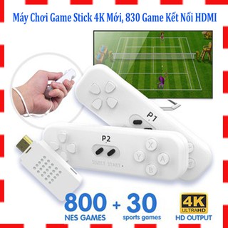 Máy Chơi Game Stick Không Dây Thể Thao Y2 Fit 830 Game 4K, Trò sport + trò chơi cổ điển, 4 nút kêt nối HDMI