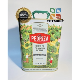 Dầu Oliu La Pedriza Pomance Tây Ban Nha, can 3 Lít - Hàng Nhập Khẩu công ty EU Food (Olive Oil - Imported from Spain)