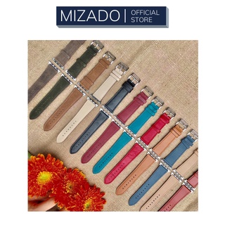 Dây da 12 màu dành cho đồng hồ thông minh Series 1 /2 /3 /4 /5 /6 / SE size 38mm 40mm 42mm 44mm MIZADO