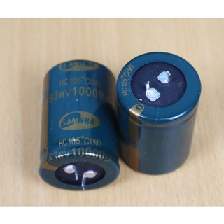 Tụ Lọc Nguồn AUDIO Samwha 10000UF/63V