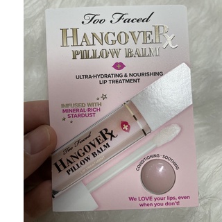 [CÓ BILL US]  Sample mẫu thử Son dưỡng môi Too Faced Hangover Pillow Balm Ultra-Hydrating &amp;  Nourishing Lip Treatment