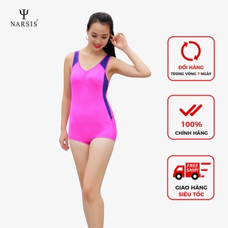 [Mã BMBAU50 giảm 7% tối đa 50K đơn 99K] Bộ bơi nữ Narsis A6009 màu hồng trẻ trung