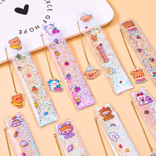Thước nhũ nước kèm tag siêu cute
