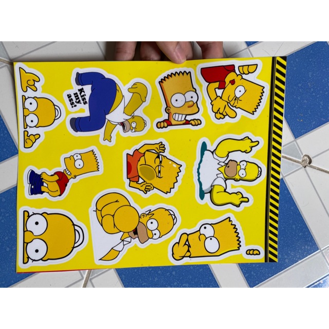 Sét tem logo simpson nhiều hình