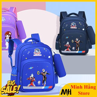 [CHỌN MÀU] Balo cho bé trai cấp 1, 2 kèm túi đựng bút y hình, giá lẻ bằng sỉ chất đẹp, cặp sách học sinh chống thấm