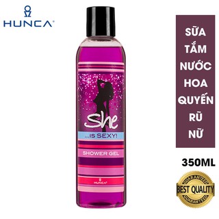 Sữa Tắm Nước Hoa Hương Thơm Quyến Rũ, Mềm Mịn HUNCA CARE 350ml