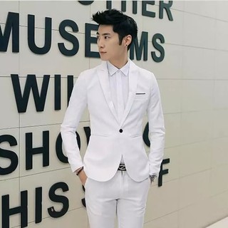 [Giá Chất] Áo vest nam Cao Cấp màu Trắng