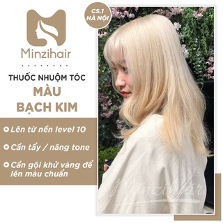 Thuốc Nhuộm Tóc Bạch Kim | Cần Tẩy Tóc | Tặng Trợ Dưỡng - Minzihair