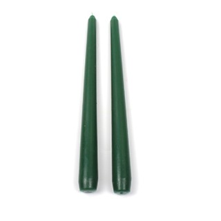 Túi 2 cây nến thơm taper Quang Minh Candle NQM2387 25 cm (Xanh rêu đậm)