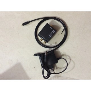 HỘP CHUYỂN ĐỔI OPTICAL SANG AUDIO AV KÈM CÁP OPTICAL