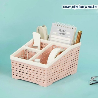 KHAY ĐỰNG BÚT 4 NGĂN LOẠI LỚN 5688