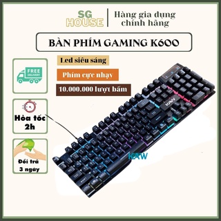 Bàn Phím Game giá rẻ Fuhlen K600, Có đèn LED Loại Chuyên Dụng - Phím giả cơ cực Nhạy Dành cho Game Thủ