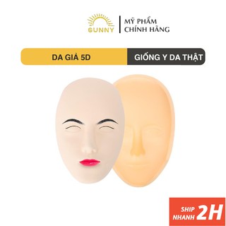 Da giả 5D mặt người dùng học phun xăm thẩm mỹ, da giả tập xăm, chất dai và đanh