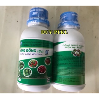 Phân bón lá - Nano Cu ( đồng ) - lọ 100ml