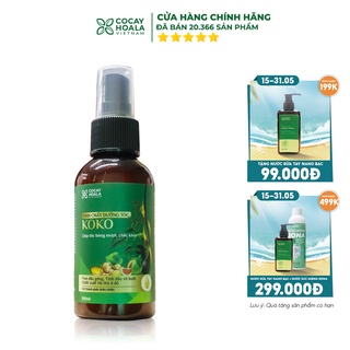 Tinh chất dưỡng tóc KOKO Cocayhoala - Ngăn rụng tóc - Kích thích mọc tóc - Giúp tóc mềm mượt - 100ml