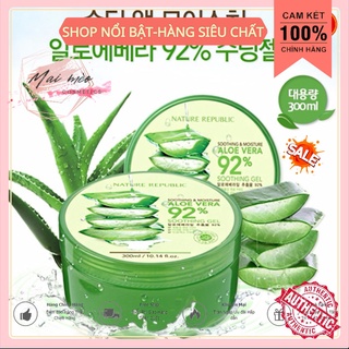 Gel lô hội Nature Public Aloe Vera 92% Soothing Gel 300ml - Dưỡng da/dưỡng ẩm/gel dưỡng ẩm [Maimeo]