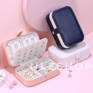 Hộp đựng trang sức cầm tay da PU du lịch tiện lợi